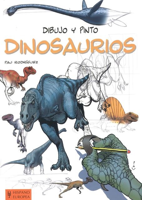 DIBUJO Y PINTO DINOSAURIOS