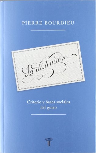LA DISTINCIÓN