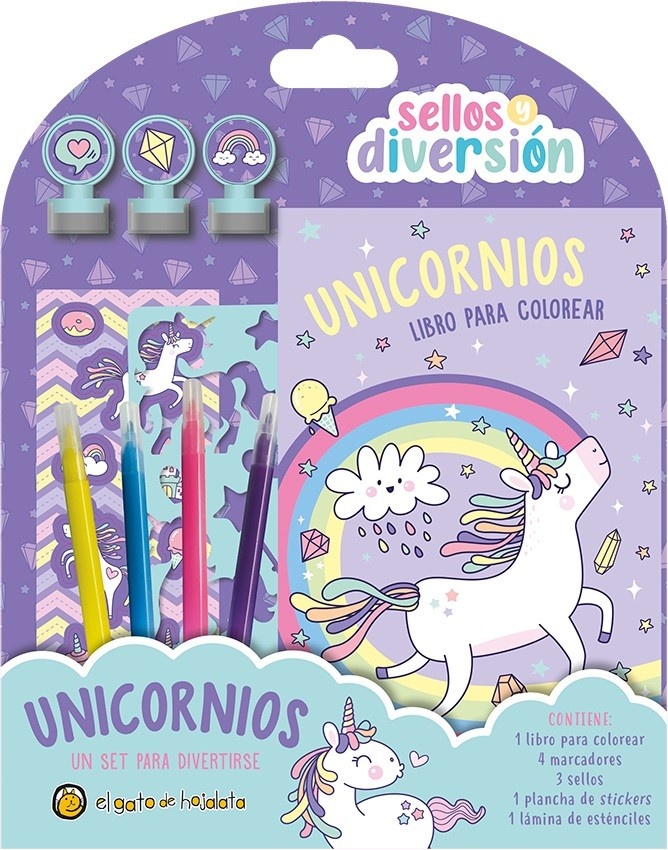 SELLOS Y DIVERSIÓN UNICORNIOS