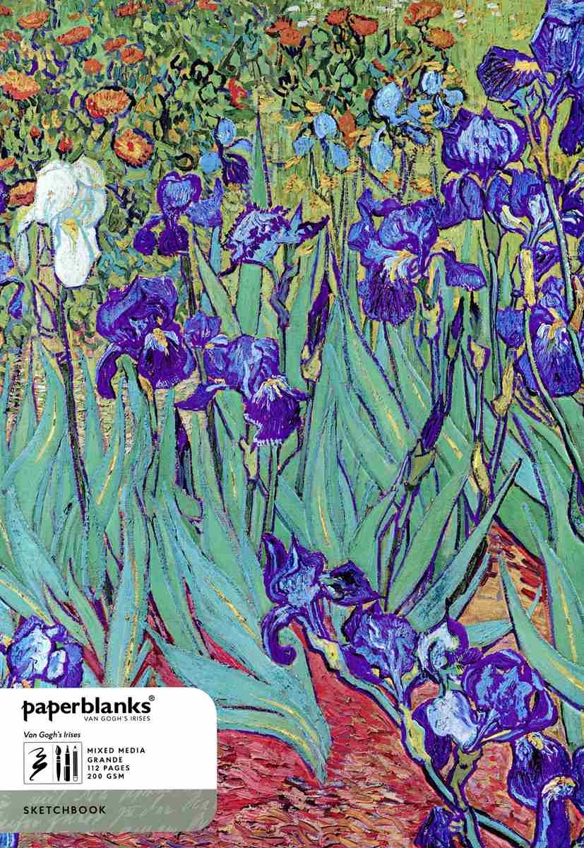 VAN GOGHS IRISES GRANDE SKETCHBOOK