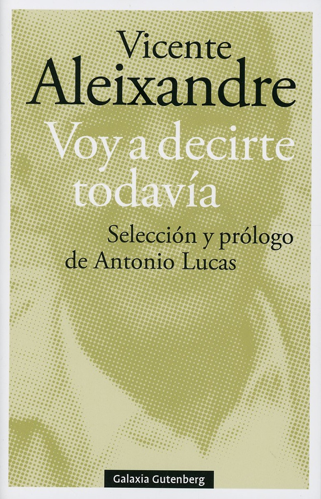 VOY A DECIRTE TODAVÍA