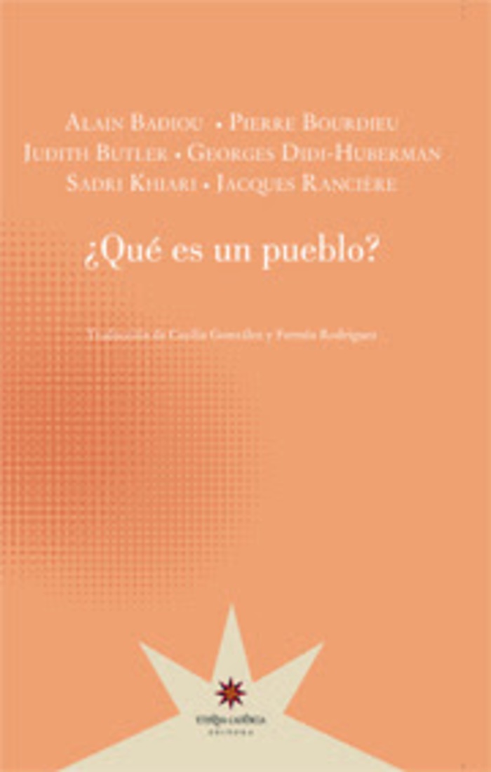 ¿QUE ES UN PUEBLO?