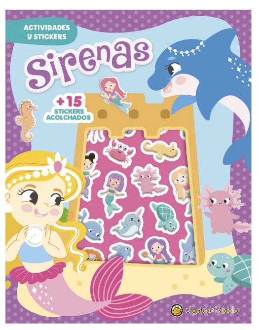 STICKERS ACOLCHADITOS. SIRENAS