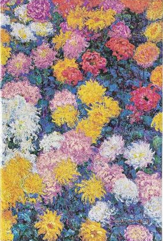 LIBRETA MONETS CHRYSANTHEMUS. MIDI TAPA DURA