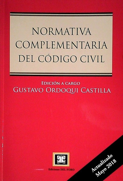 NORMATIVA COMPLEMENTARIA DEL CÓDIGO CIVIL
