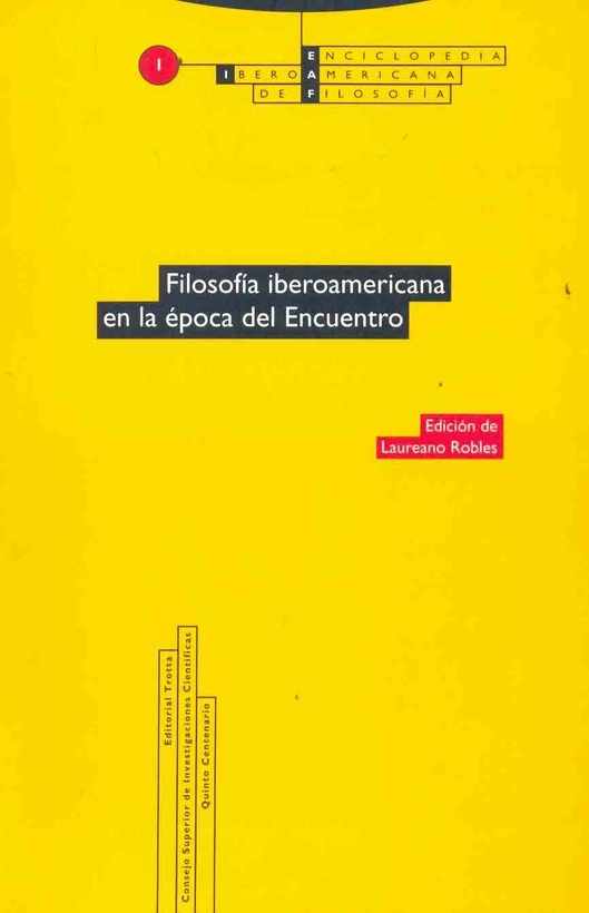 FILOSOFÍA IBEROAMERICANA EN LA ÉPOCA DEL ENCUENTRO