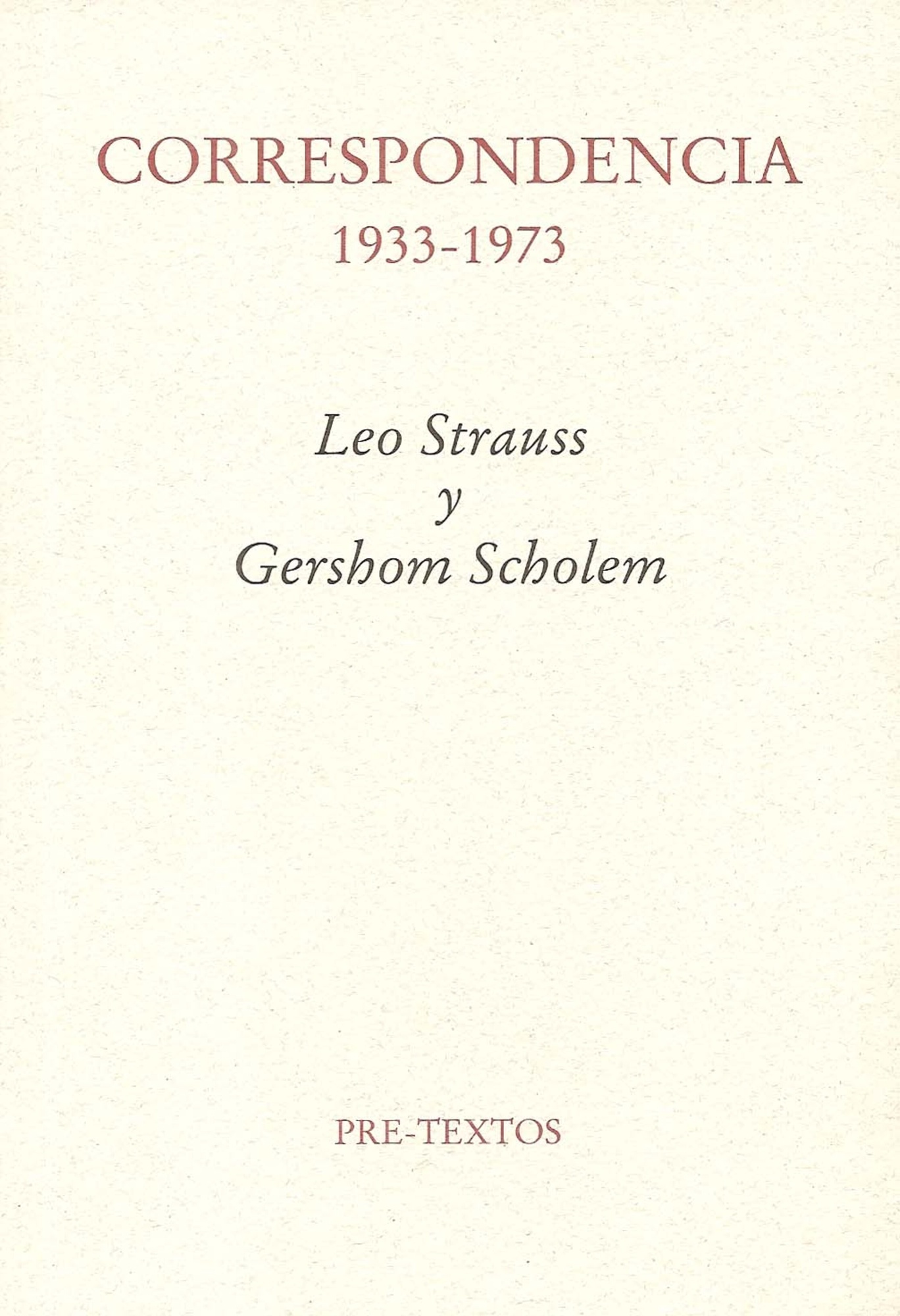 CORRESPONDENCIA 1933-1973