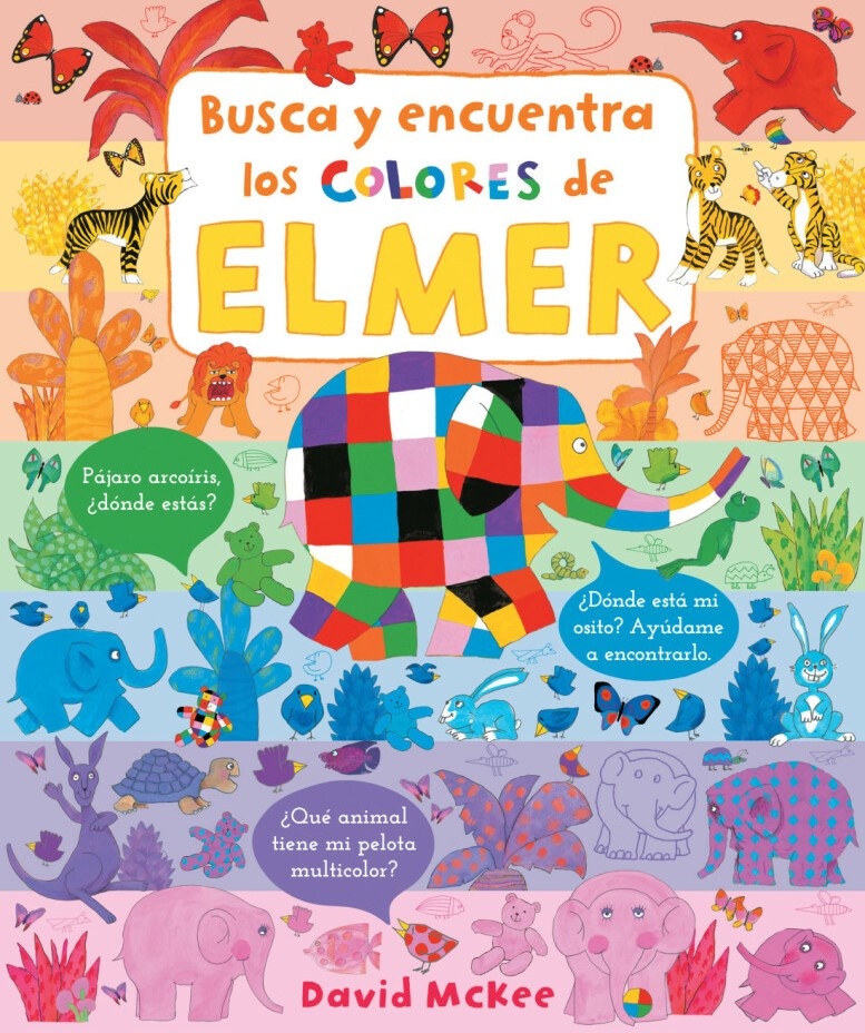 BUSCA Y ENCUENTRA: LOS COLORES DE ELMER