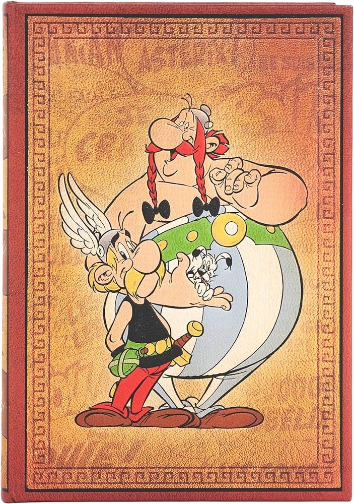 LIBRETA ASTERIX Y OBELIX MIDI TAPA DURA LISO