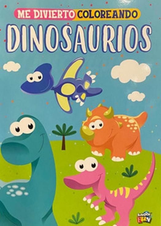 ME DIVIERTO COLOREANDO DINOSAURIOS