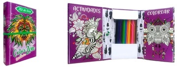 KIT DE ARTE - COLOR ZEN Y ACTIVIDADES (VIOLETA)