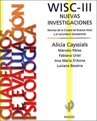 WISC III - NUEVAS INVESTIGACIONES