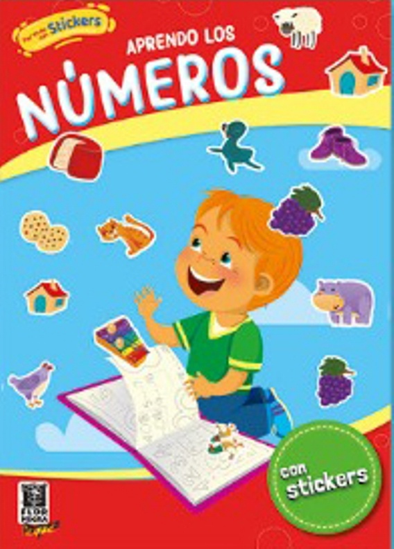 APRENDO LOS NUMEROS CON STICKERS