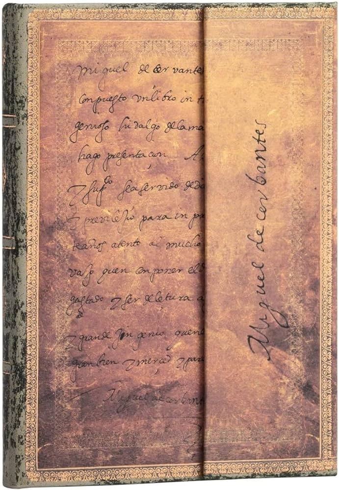 LIBRETA CERVANTES CARTA AL REY. MIDI REGLONES TAPA DURA