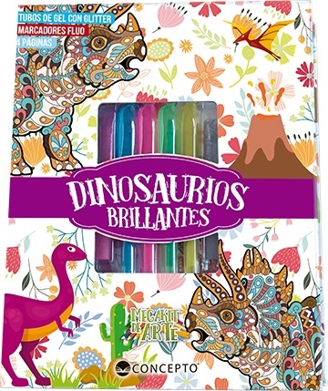 MAGAKIT DE ARTE DINOSAURIOS BRILLANTES