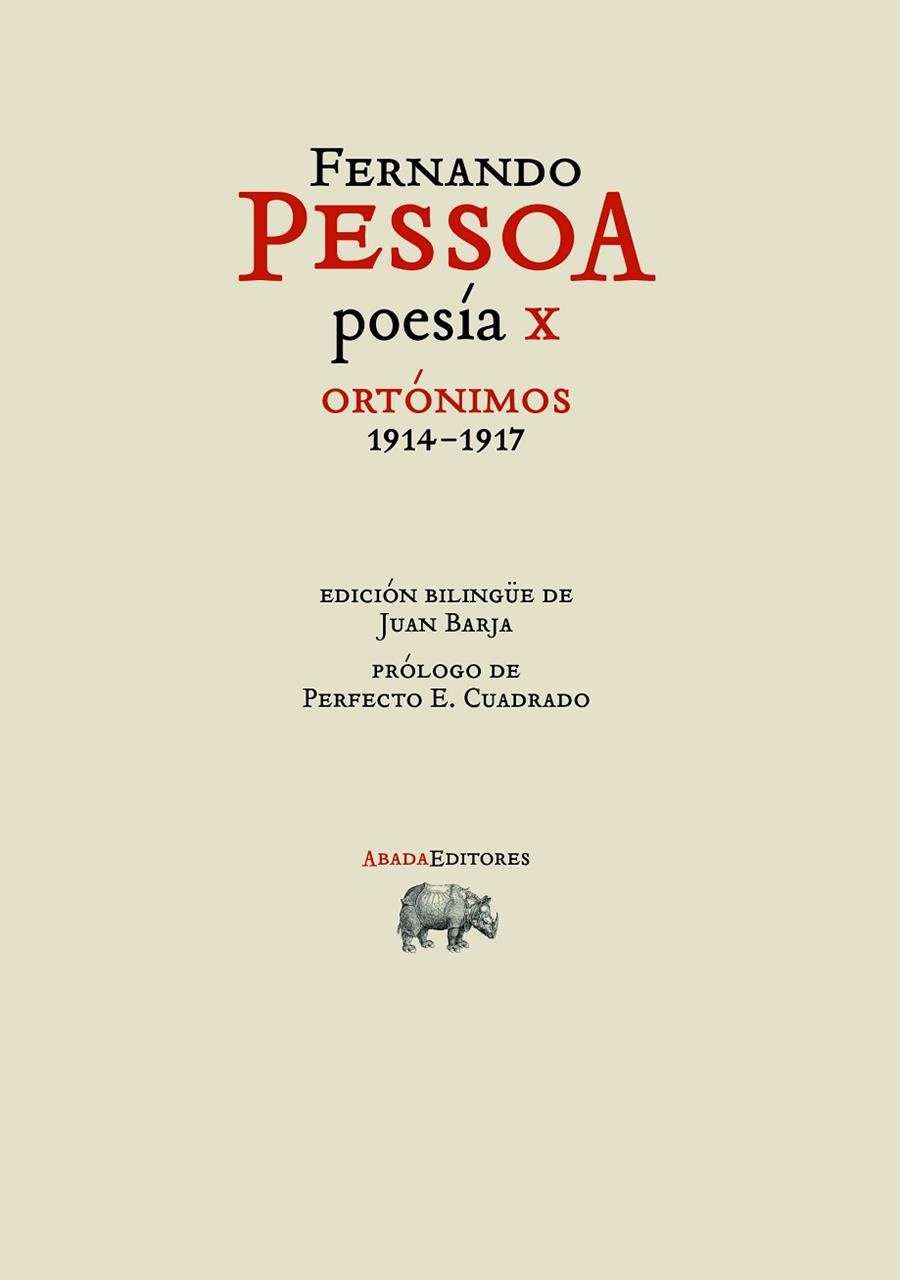 POESÍA X (ORTÓNIMOS 1914-1917)