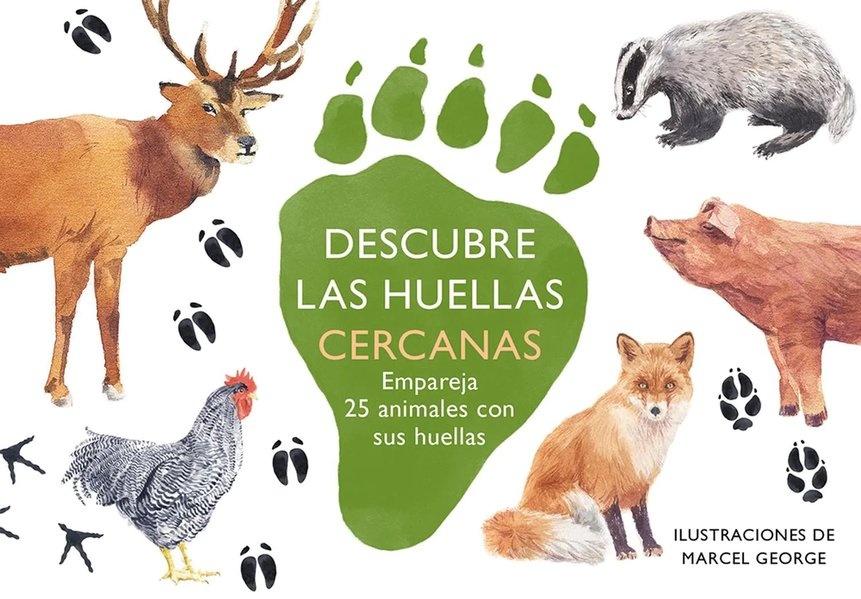 DESCUBRE LAS HUELLAS CERCANAS: EMPAREJA 25 ANIMALES CON SUS HUELLAS