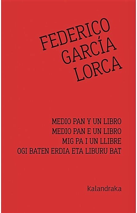MEDIO PAN Y UN LIBRO