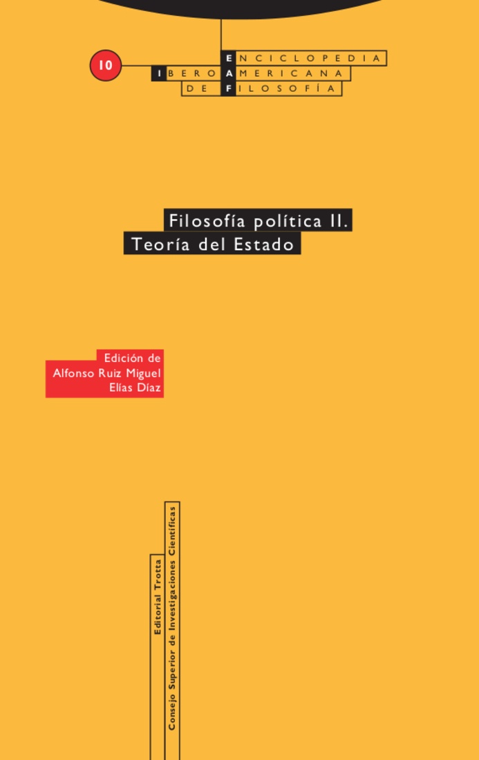 FILOSOFIA POLITICA II. TEORIA DEL ESTADO