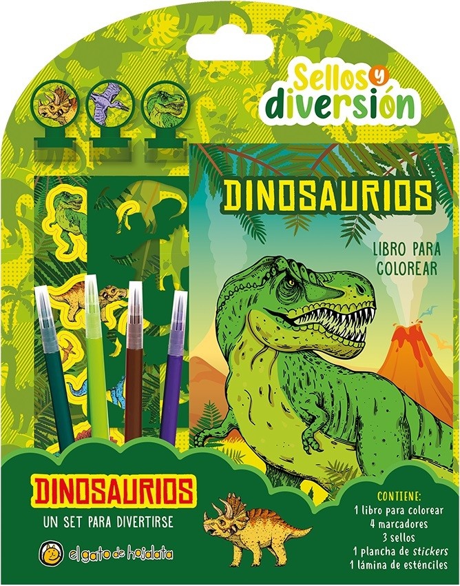 SELLOS Y DIVERSIÓN DINOSAURIOS