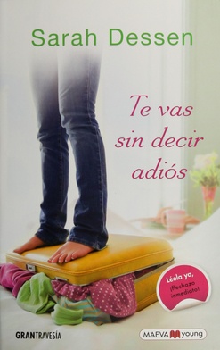 TE VAS SIN DECIR ADIÓS
