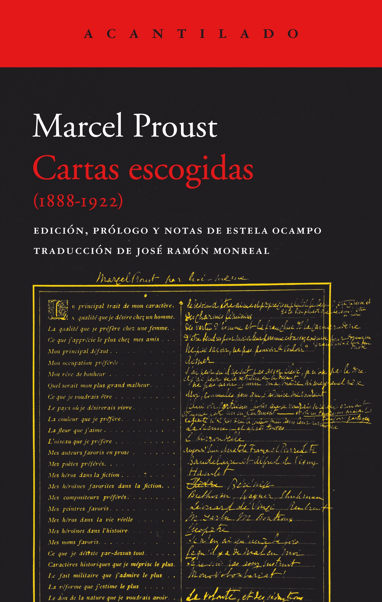 CARTAS ESCOGIDAS 1888 - 1922