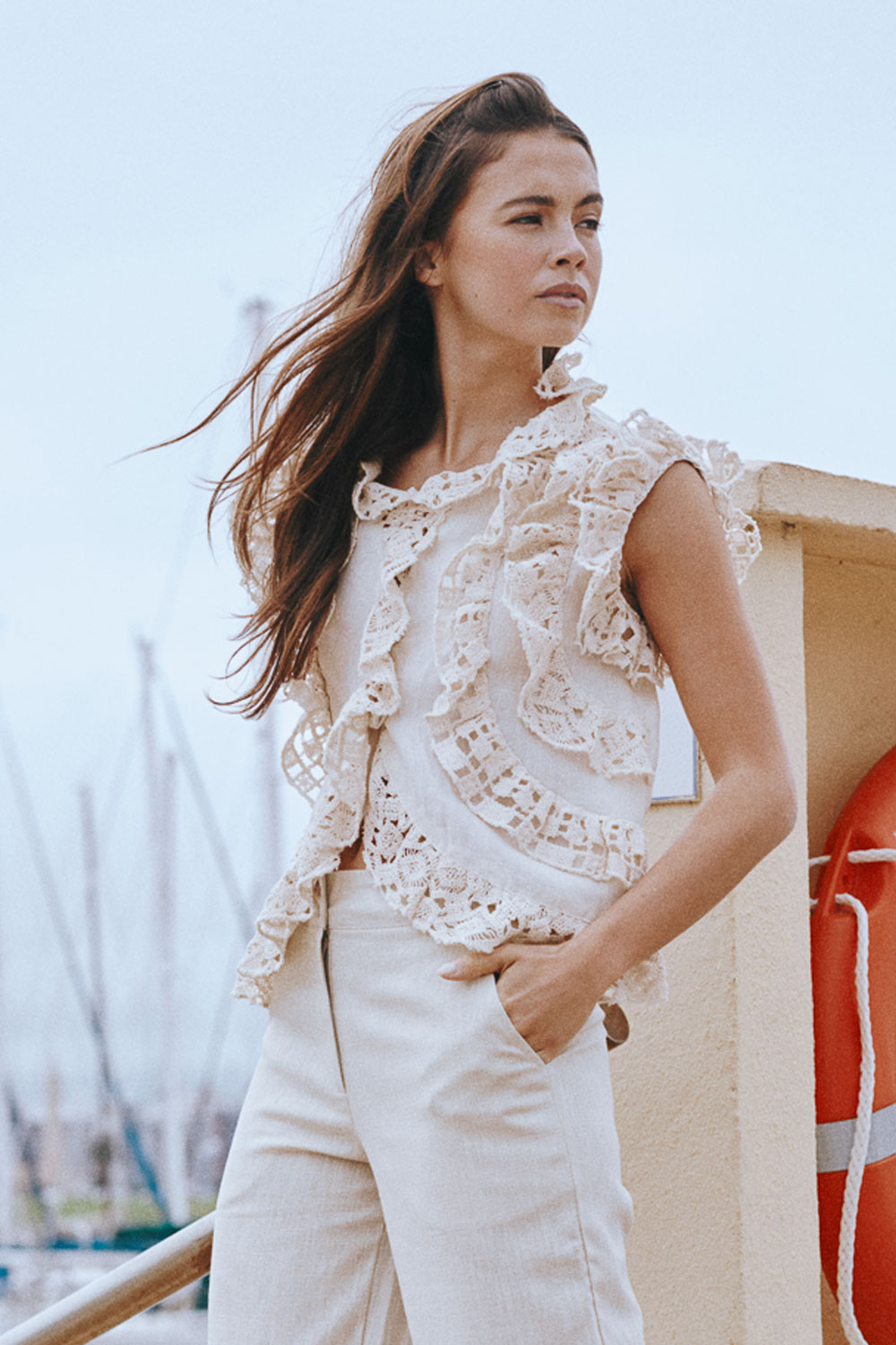 Blusa Garay Crochet