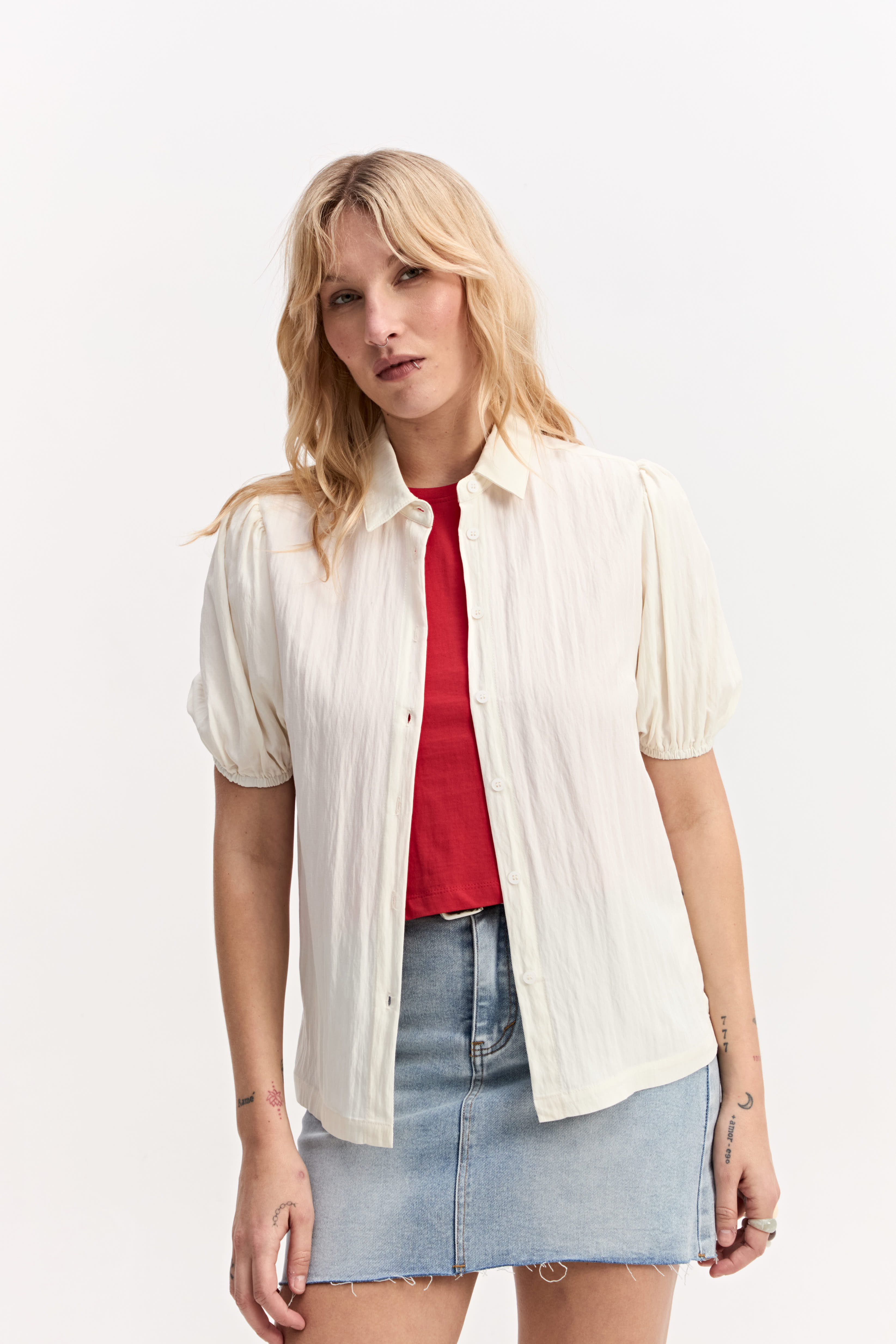 CAMISA MANGA CORTA ALBA