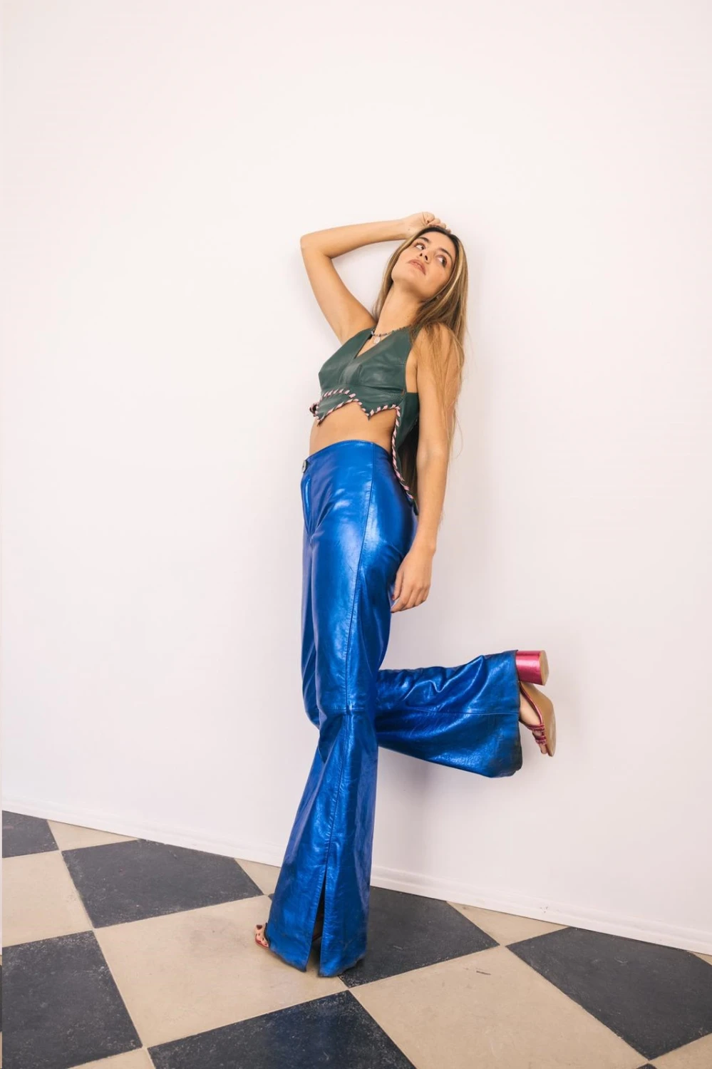 Formal Leather Pants Galácticos
