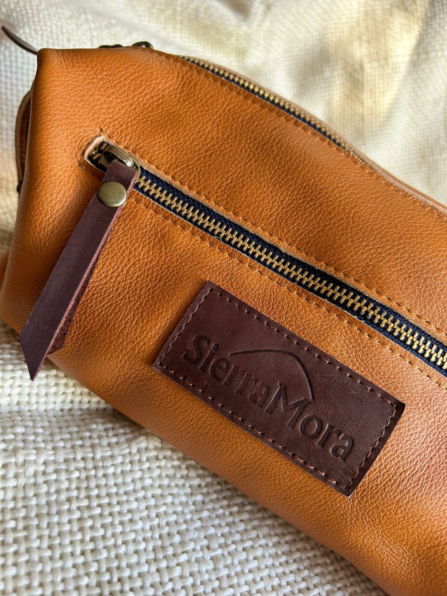 Necessaire de Cuero - Honey