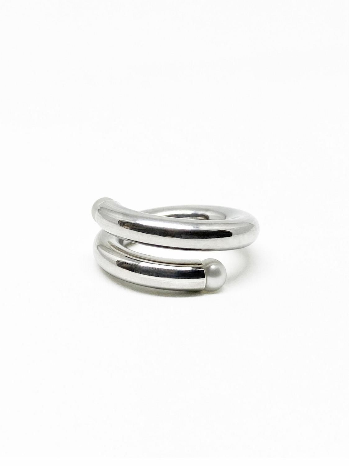 Anillo Perla Cross
