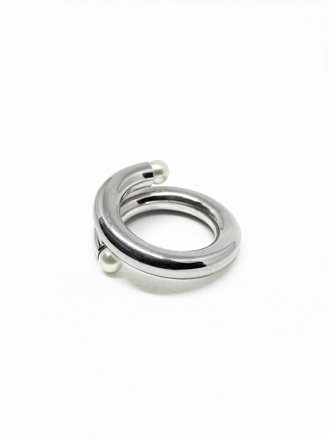 Anillo Perla Cross
