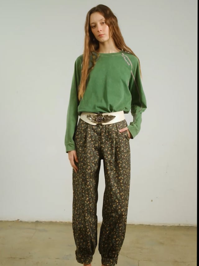 pantalón parudo flowers