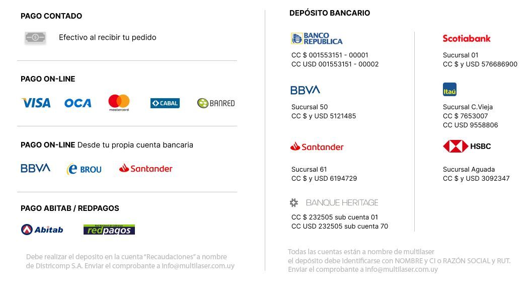 formas de pago