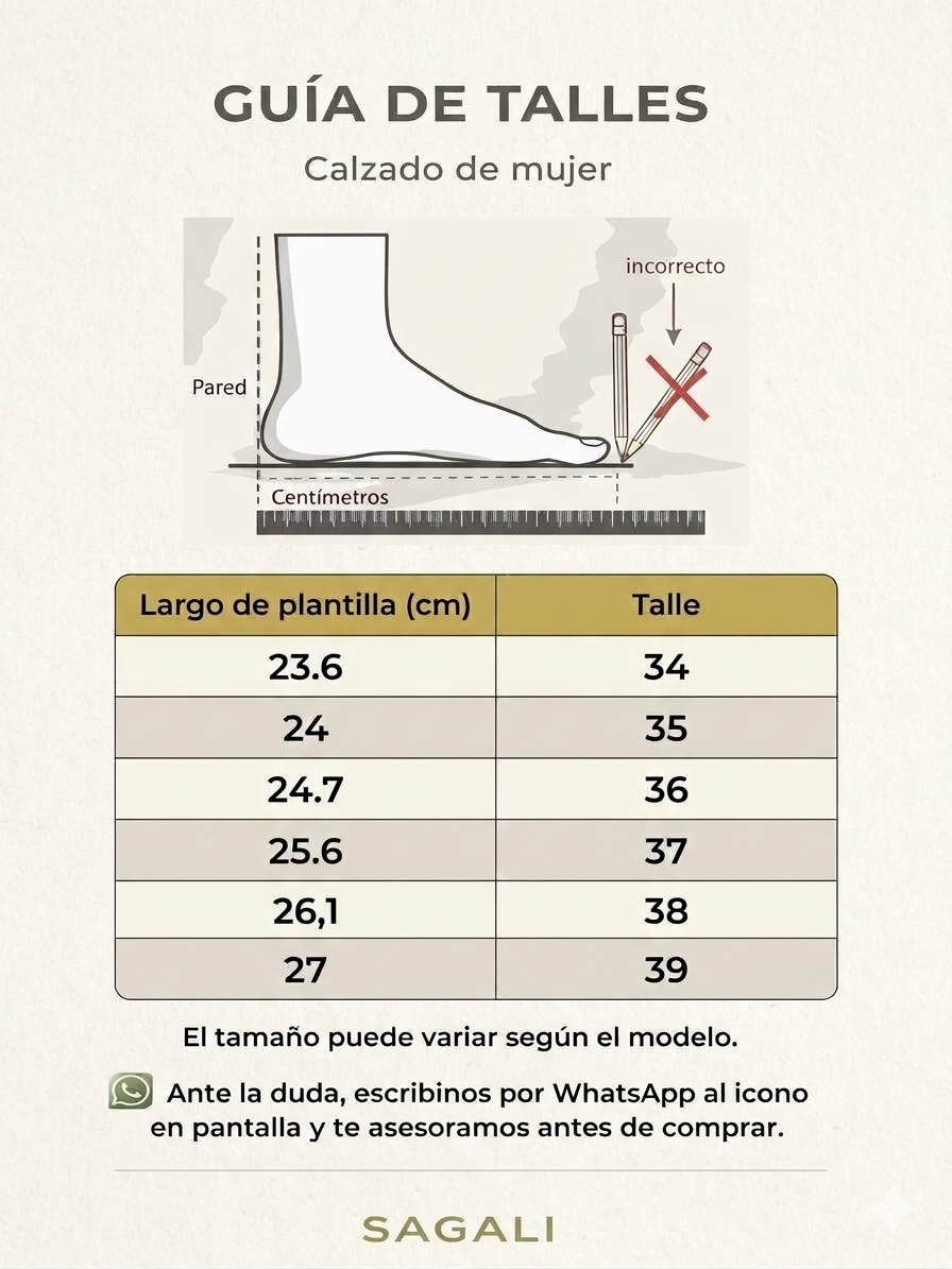 Guía de talles