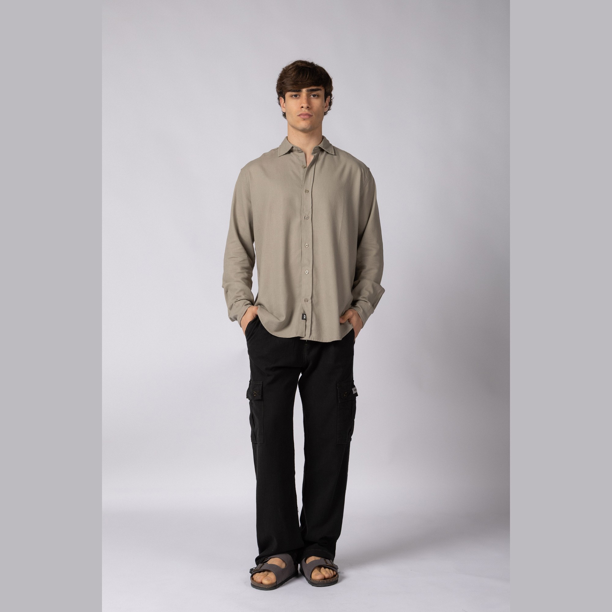 Camisa Manga Larga Lino Raze