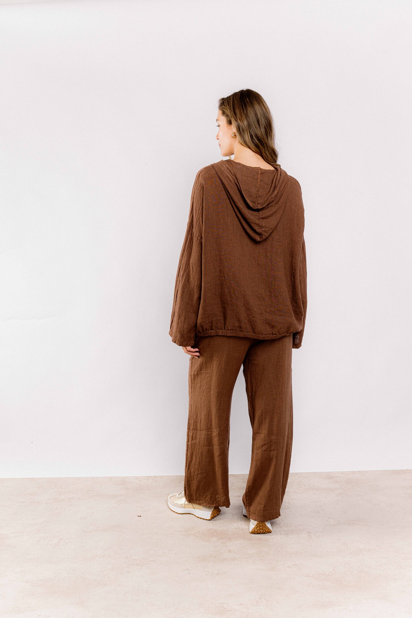 Campera Lino Café