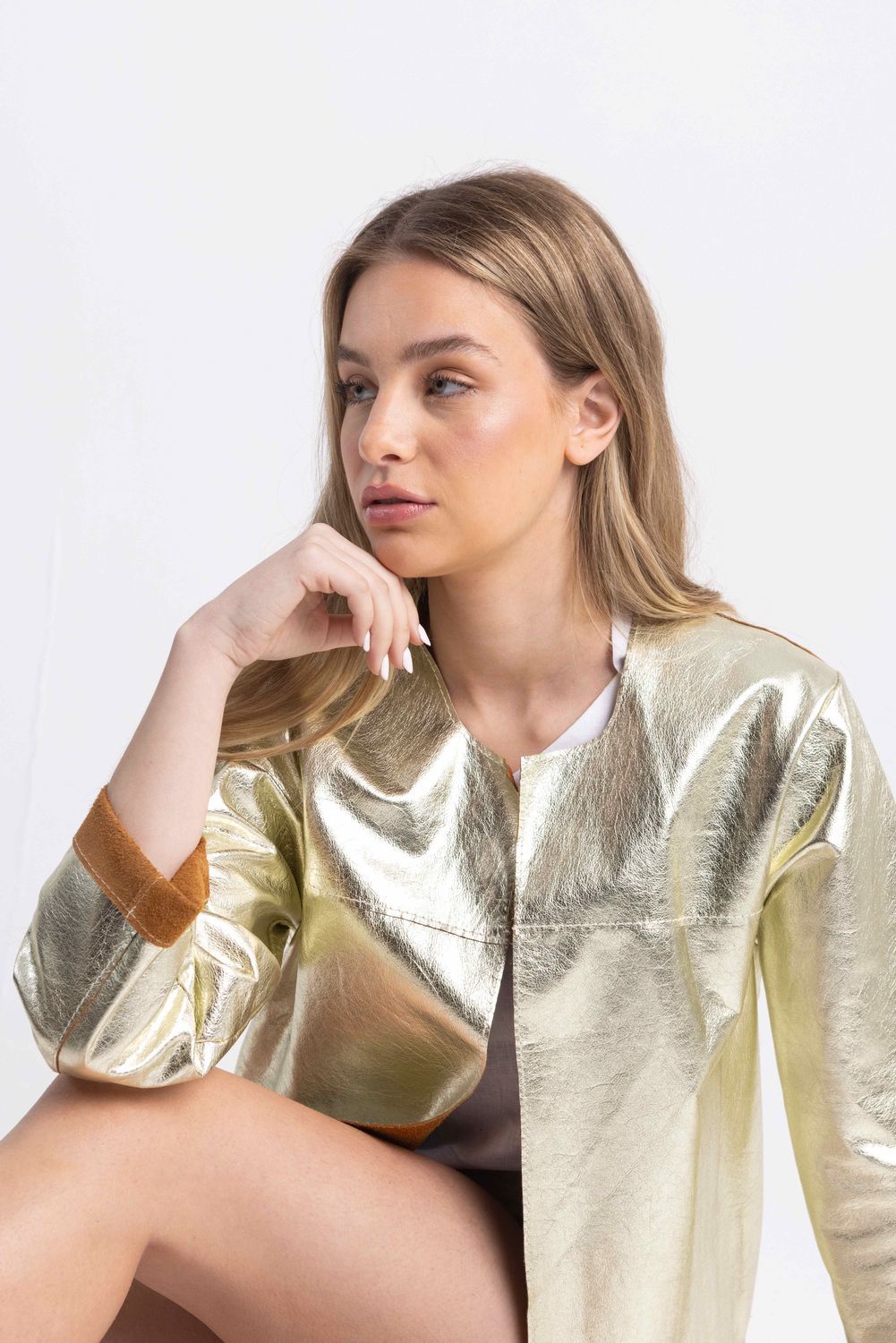 Chaqueta West Metalizada