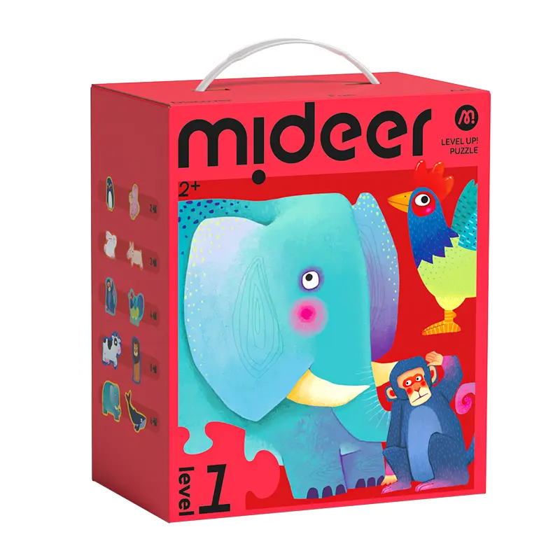 Mideer Puzzle Nivel 1 Animales Simples