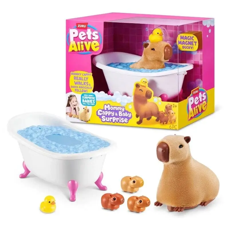 Didacta Pets Alive - Capybara Mama y Bebes