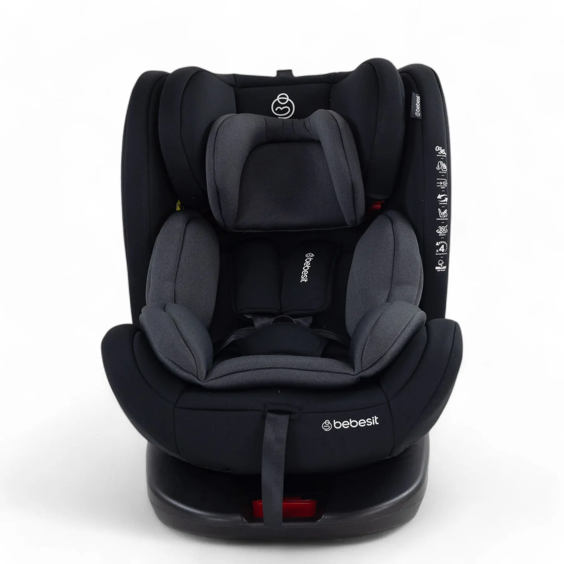 Bebesit Saturn 360º 0 a 36 kg Isofix GRIS