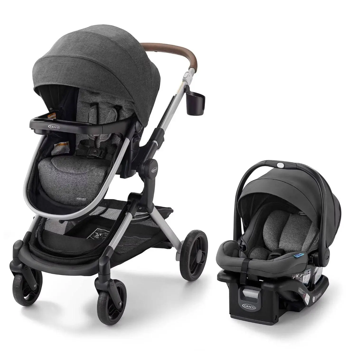 Graco Travel System MODES NEST DLX asiento 2 en 1 con babysilla y base