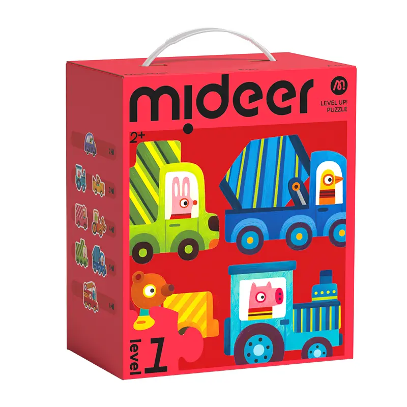 Mideer Puzzle Nivel 1 Transporte Animal