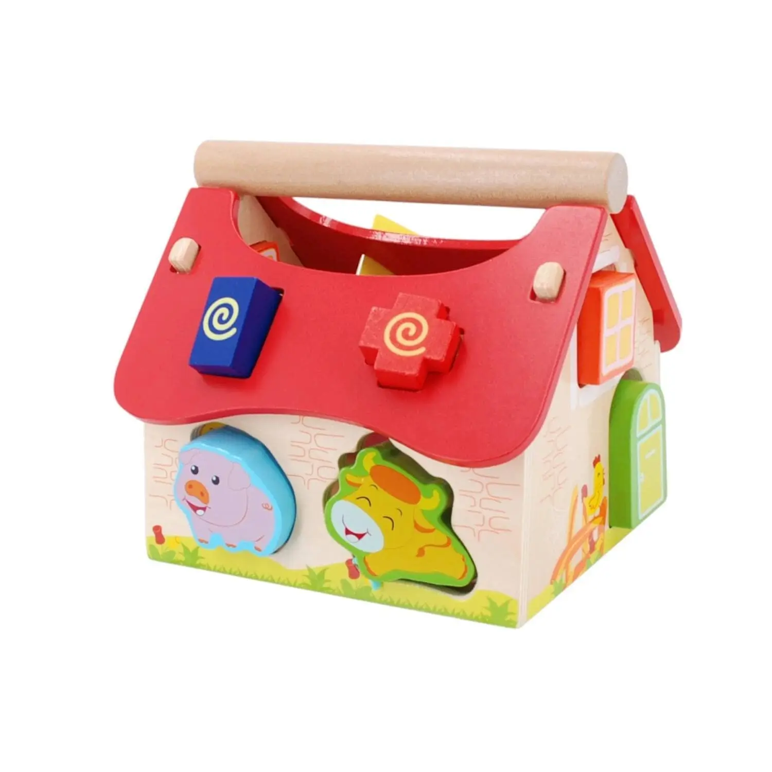 Edu Fun Juego Didáctico de Madera La Granja