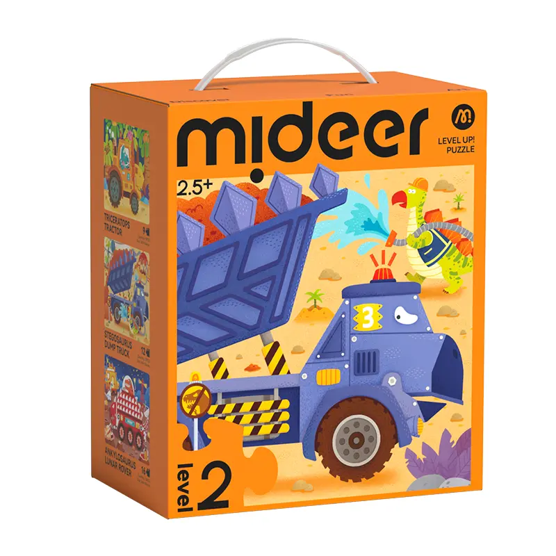 Mideer Puzzle Nivel 2 Dinosaurios