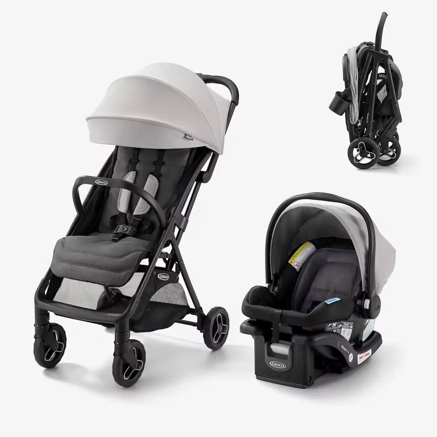 GRACO Travel System READY2JET, Coche compacto y Liviano con babysilla y Base