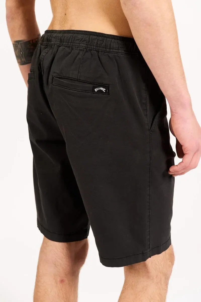 Bermuda Billabong Jogger Walk Washed Negro