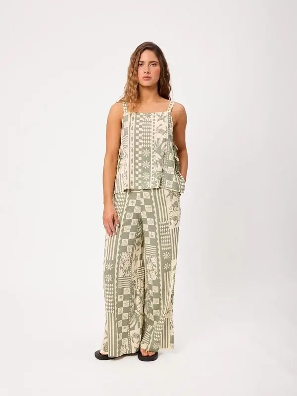 Pantalon Rusty Hitra – Verde