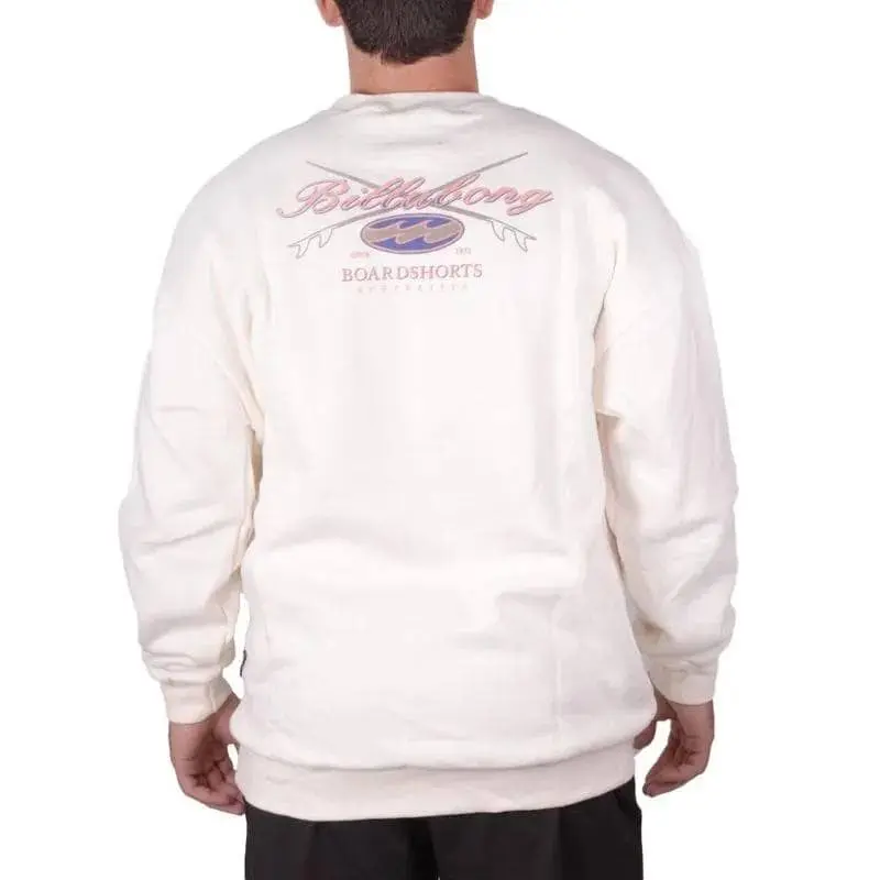 Buzo Billabong New Company Over Crew – Blanco