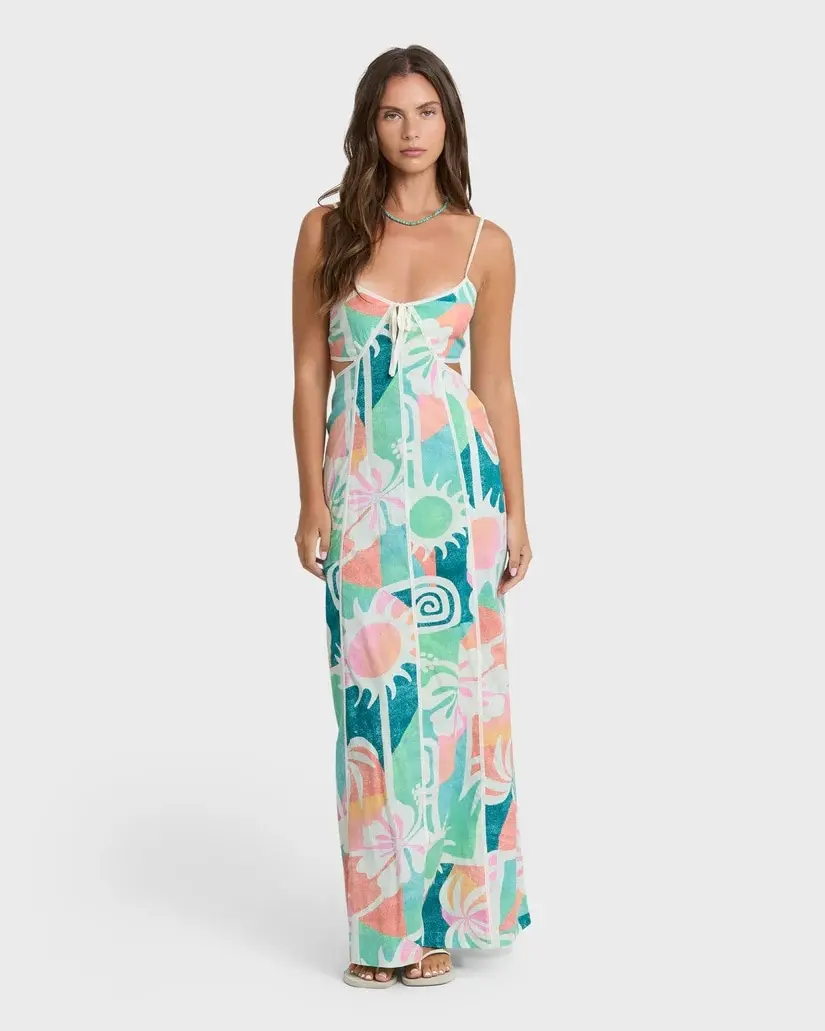 Vestido Billabong Blue Horizons Maxi Drs – Azul